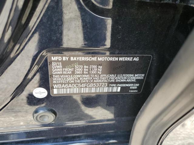 WBA6A0C54FGB53723 BMW 640 I Gran Coupe