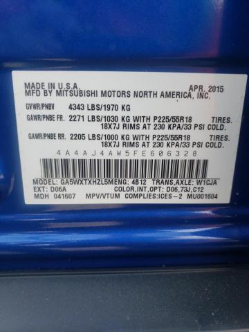 2015 MITSUBISHI RVR GT - 4A4AJ4AW5FE606328