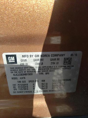 KL4CJCSB3HB015659 Buick Encore Essence