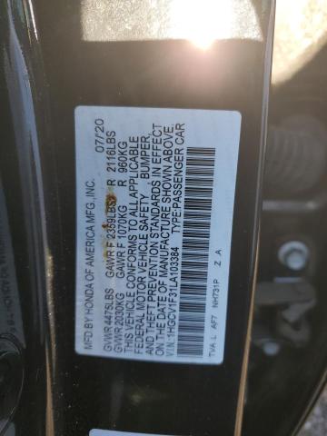 1HGCV1F31LA103384 | 2020 HONDA ACCORD SPO