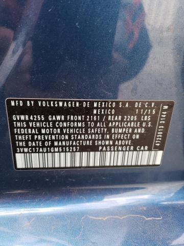 2016 VOLKSWAGEN GOLF SPORT - 3VWC17AU1GM515257