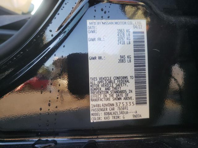 1N4BL4DV0NN375335 Nissan ALTIMA SV