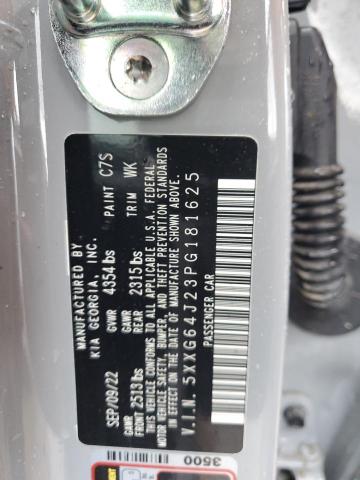 5XXG64J23PG181625 KIA K5 GT LINE