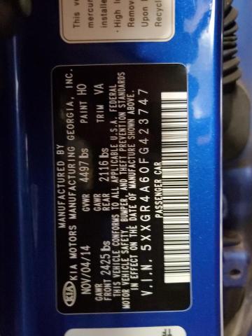 5XXGR4A60FG423747 KIA OPTIMA SX