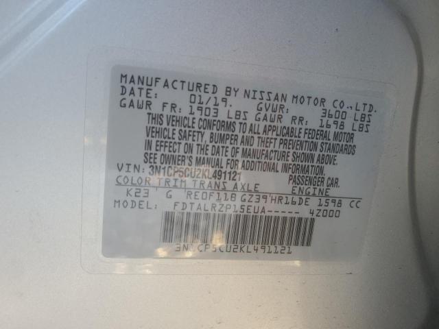 2019 NISSAN KICKS S - 3N1CP5CU2KL491121
