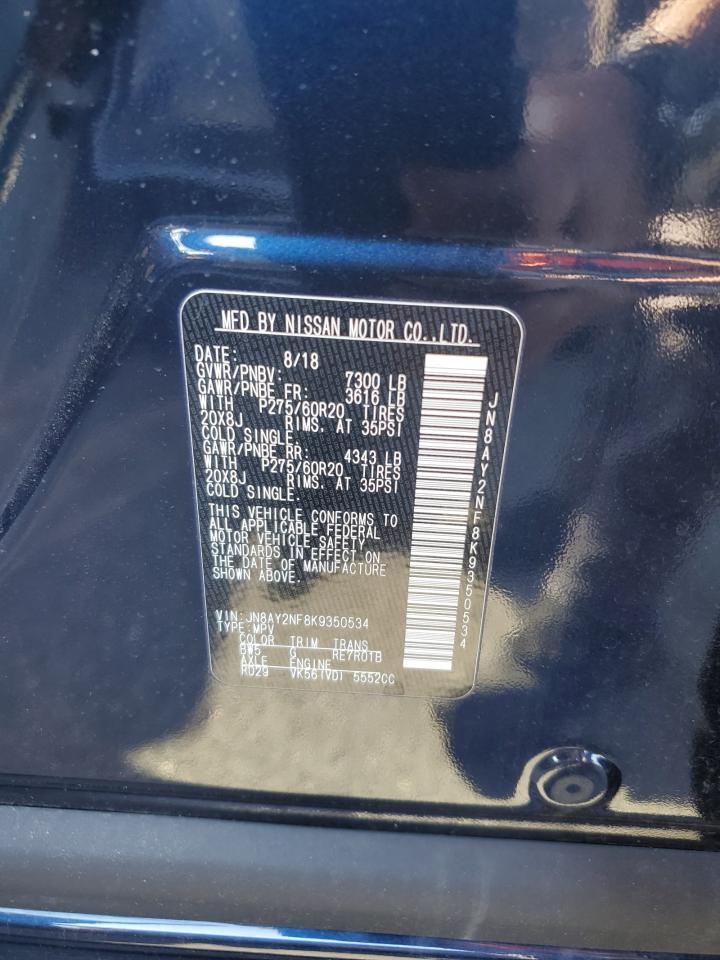 JN8AY2NF8K9350534 NISSAN ARMADA 2019