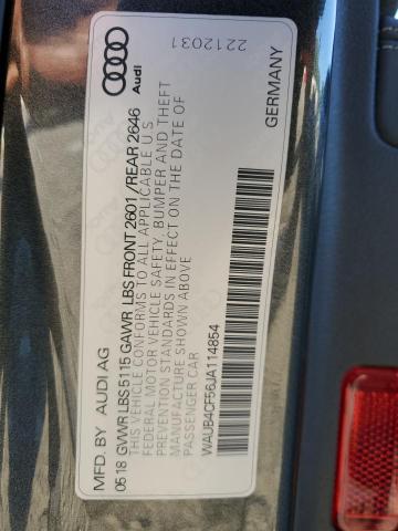 2018 AUDI S5 PREMIUM - WAUB4CF56JA114854