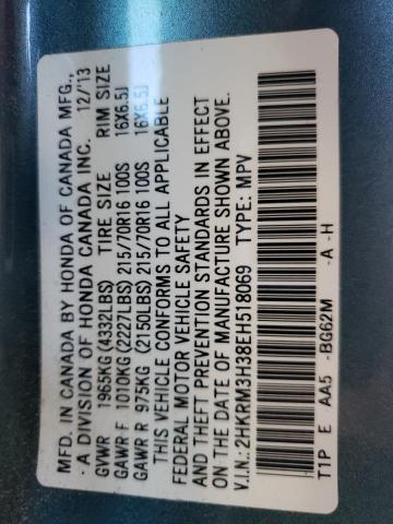 2HKRM3H38EH518069 Honda CR-V LX