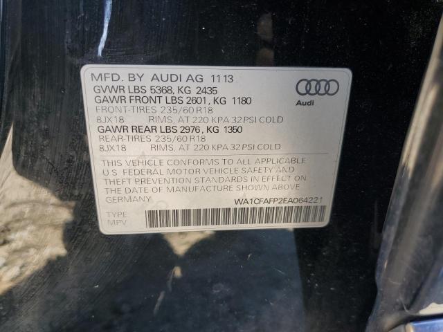 VIN WA1CFAFP2EA064221 2014 Audi Q5, Premium no.12