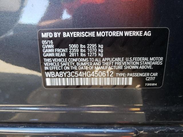 2017 BMW 340 XIGT - WBA8Y3C54HG450612