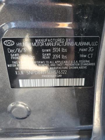 VIN 5NPD84LF5LH576322 2020 HYUNDAI ELANTRA no.12