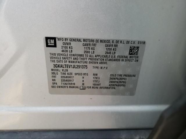 3GKALTEV1JL291375 GMC Terrain Sle