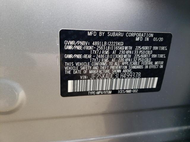 JF2SKADC3LH499378 Subaru Forester