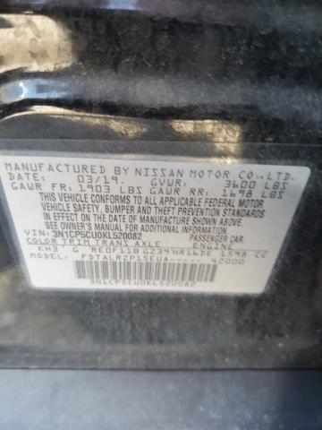 3N1CP5CU0KL520082 Nissan Kicks S  12