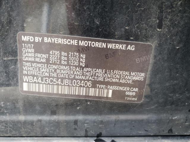 WBA4J3C54JBL03406 BMW 430xi Gran Coupe