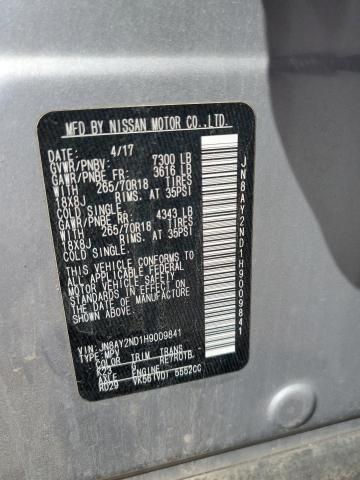 JN8AY2ND1H9009841 Nissan ARMADA SV