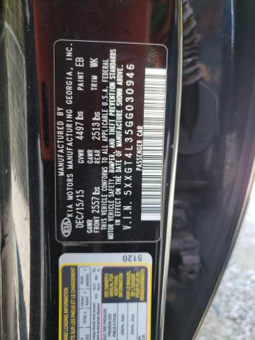 5XXGT4L35GG030946 KIA Optima Lx