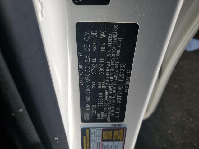 3KPF24AD9LE204398 KIA FORTE FE