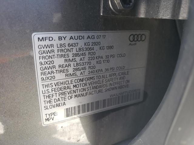 VIN WA1LHAF71JD006314 2018 Audi Q7, Premium Plus no.14