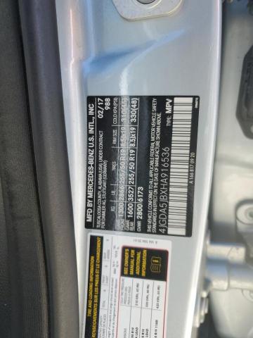 4JGDA5JBXHA916536 Mercedes-Benz GLE 350