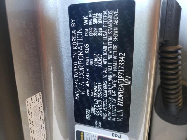 KNDPU3AF1P7173342 KIA Sportage Lx