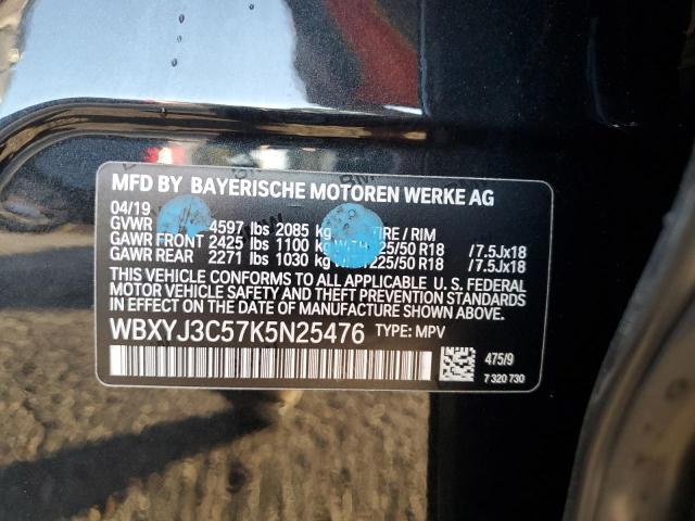 VIN WBXYJ3C57K5N25476 2019 BMW X2, Sdrive28I no.13