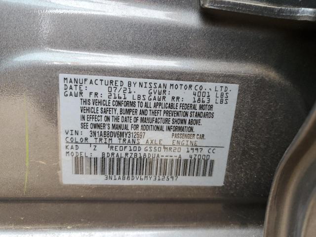 3N1AB8DV6MY312597 Nissan SENTRA SR