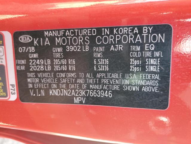 2019 KIA SOUL - KNDJN2A23K7663946