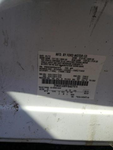 2FMGK5D89FBA07974 Ford Flex Limited