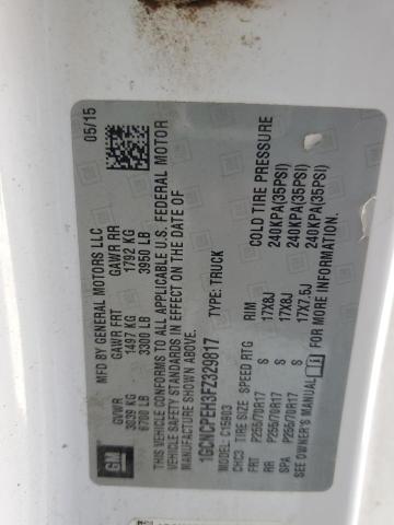 1GCNCPEH3FZ329817 Chevrolet Silverado C1500