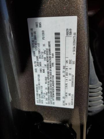 1FTEW1E57LKD51110 Ford F150 Supercrew