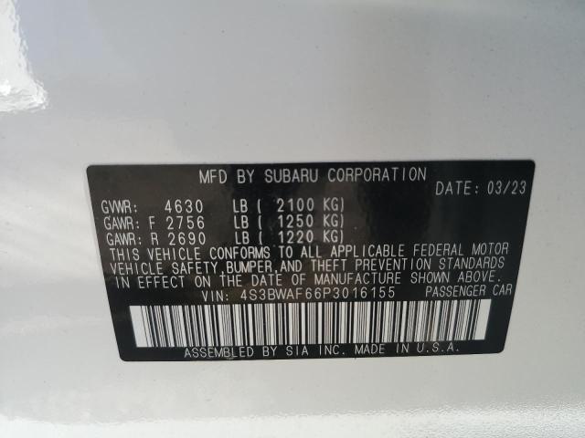 4S3BWAF66P3016155 Subaru Legacy  10