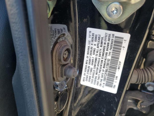 19XFC2F86LE200743 Honda Civic Sport