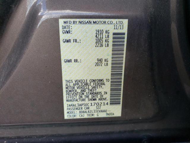 1N4AL3AP5EC170214 Nissan ALTIMA 2.5