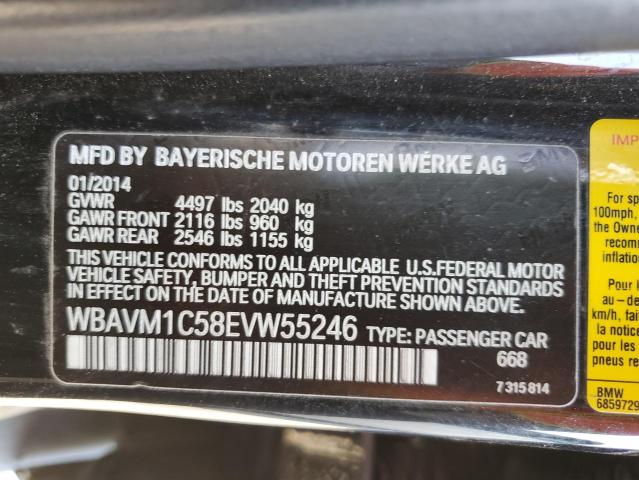 2014 BMW X1 Sdrive28I VIN: WBAVM1C58EVW55246 Lot: 71983823