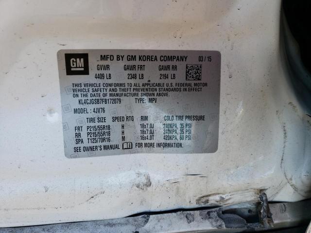 KL4CJGSB7FB172079 Buick Encore