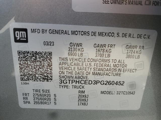 3GTPHCED3PG260452 GMC Sierra C1500 Elevation