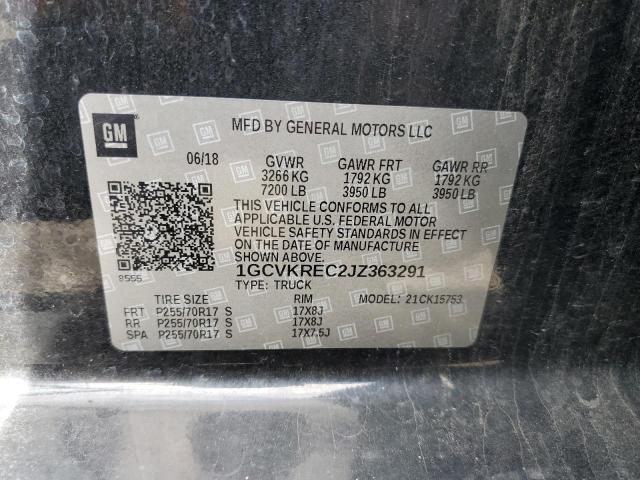 2018 CHEVROLET SILVRK1500 - 1GCVKREC2JZ363291