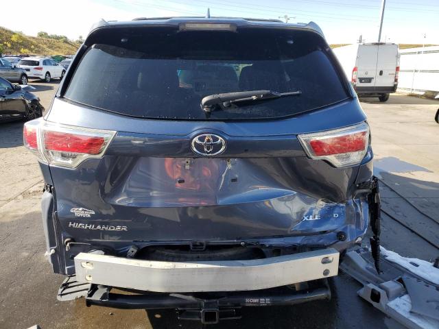 VIN 5TDJKRFHXES024391 2014 Toyota Highlander, Xle no.6