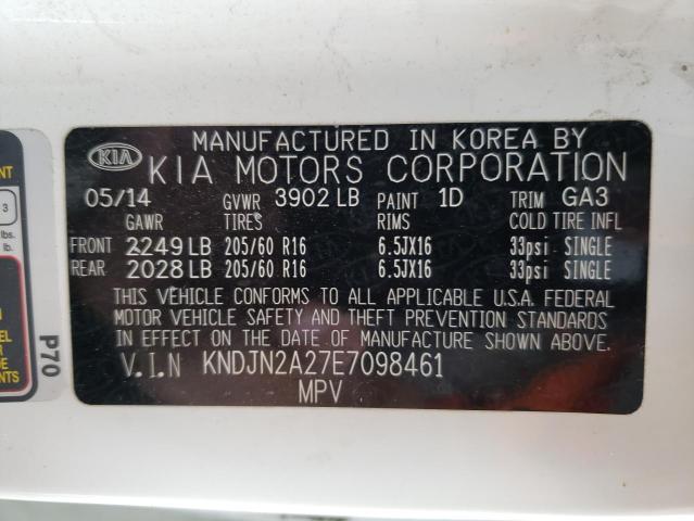 KNDJN2A27E7098461 KIA Soul