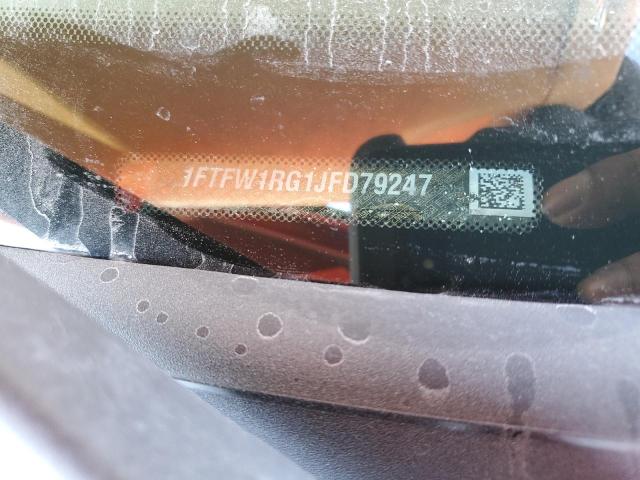 1FTFW1RG1JFD79247 Ford F150 Raptor