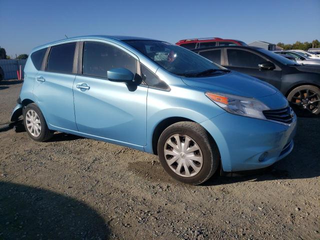 3N1CE2CP1FL422893 Auction: COPART Lot: 70766823 Location: CA - ANTELOPE 3N1CE2CP1FL422893 NISSAN VERSA 2015 BLUE Photo 4