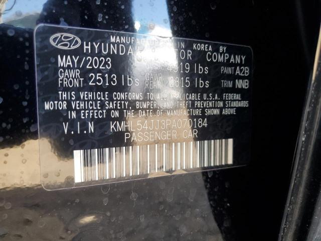 KMHL54JJ3PA070184 Hyundai SONATA HYBRID