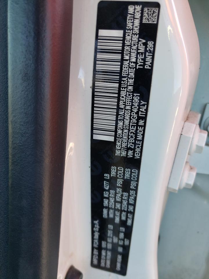 ZFBCFXET9GP404961 2016 Fiat 500X Trekking Plus