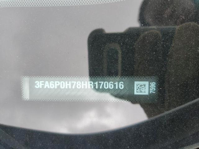 3FA6P0H78HR170616 Ford FUSION SE