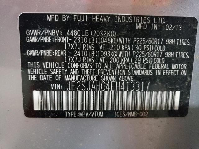 JF2SJAHC4EH413317 Subaru Forester 2.5i Limited