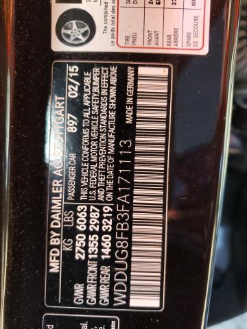 WDDUG8FB3FA171113 Mercedes-Benz S 550 4matic