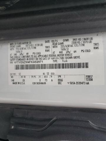 2015 FORD TRANSIT T- - 1FTYE9ZM4FKA52971