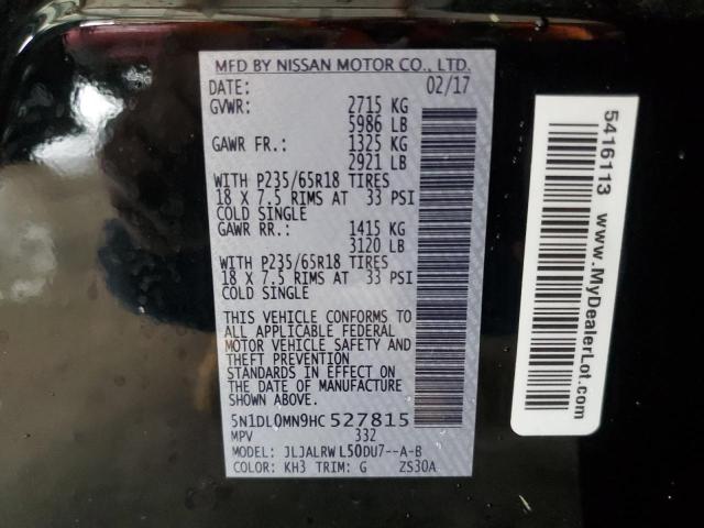 2017 INFINITI QX60 - 5N1DL0MN9HC527815
