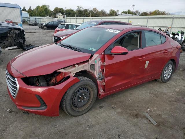 2017 HYUNDAI ELANTRA SE - KMHD74LF8HU188853
